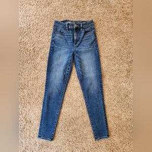 American Eagle 360° next level stretch super hi- rise jegging